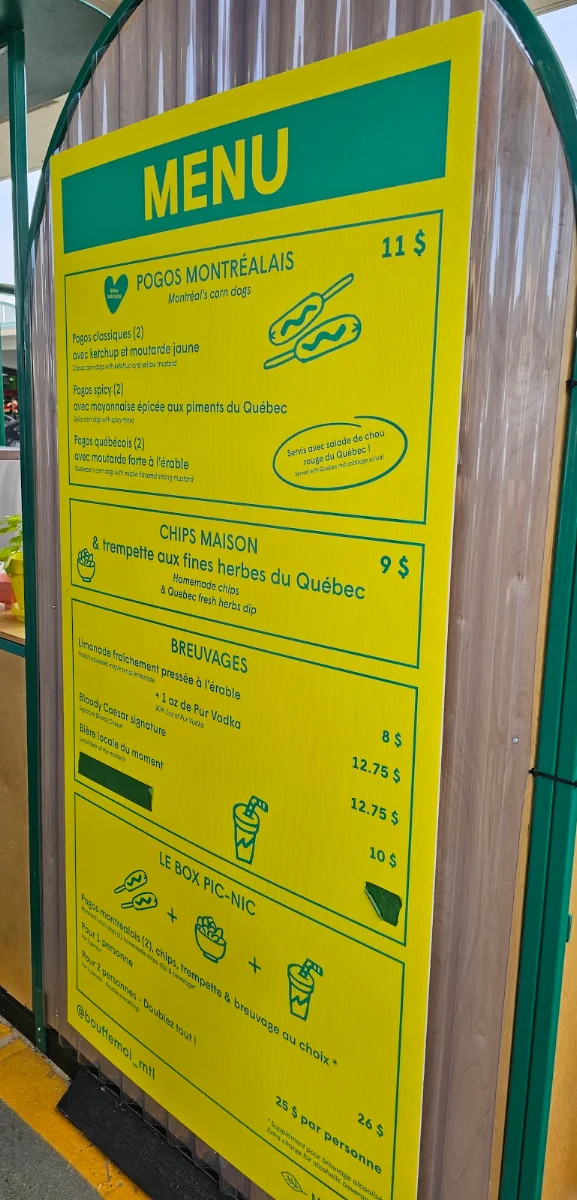 Menu, Bouffe-moi !
