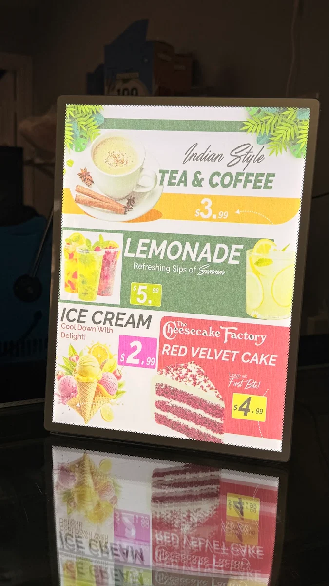 Menu, Juice Hub