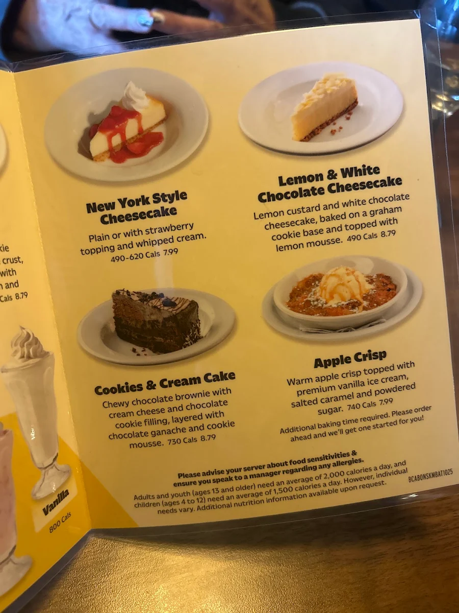 Menu, Denny's Restaurant Okotoks