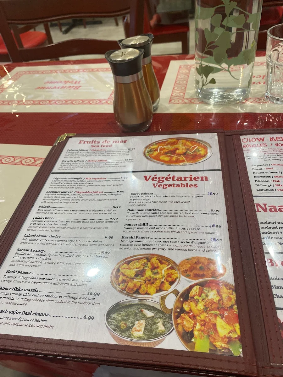 Menu, Salateen Restaurant