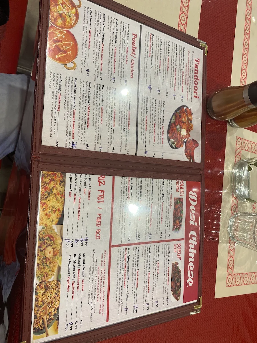 Menu, Salateen Restaurant