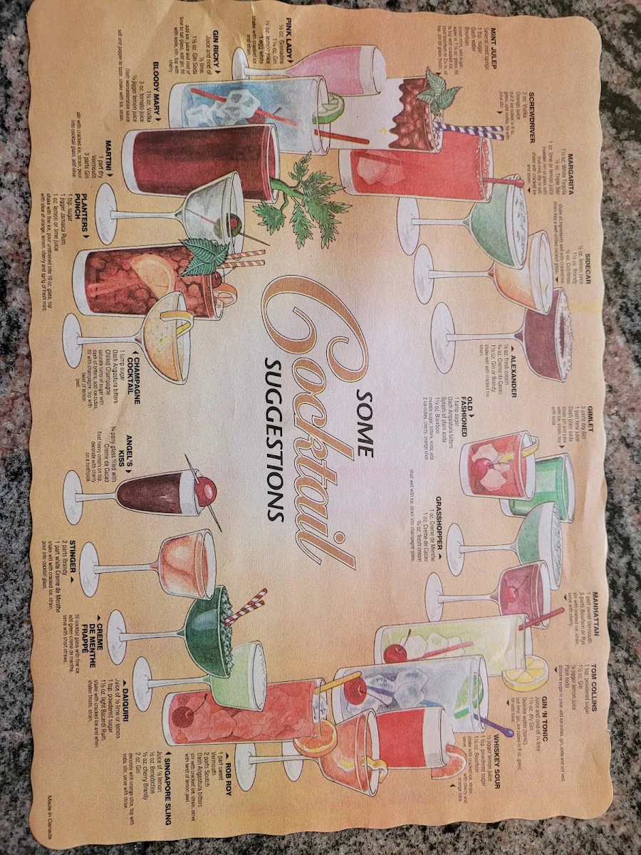 Menu, House of Dragon