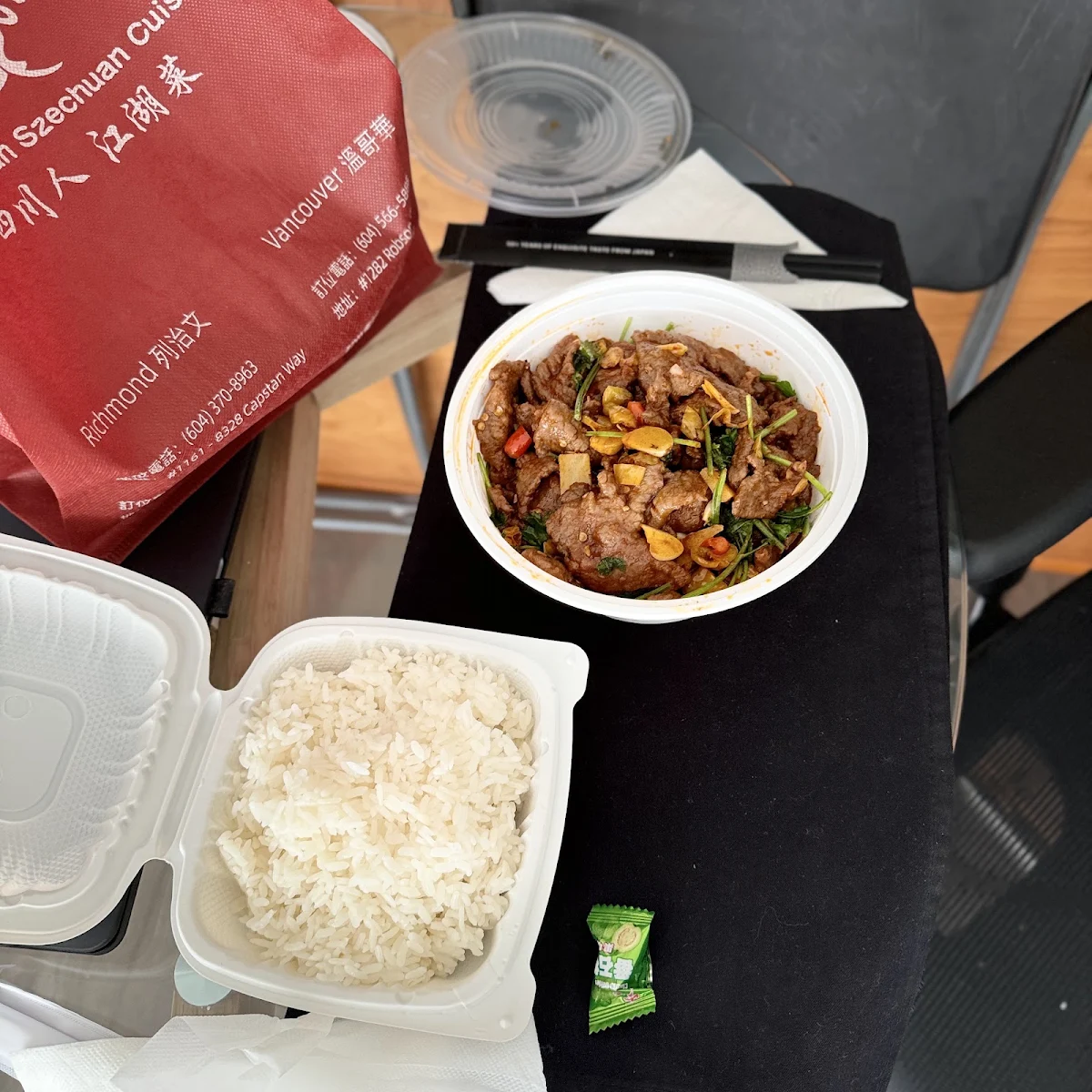 Menu, Ban Bu Xian Szechuan Cuisine Downtown 半步仙小酒馆（温哥华市中心店）