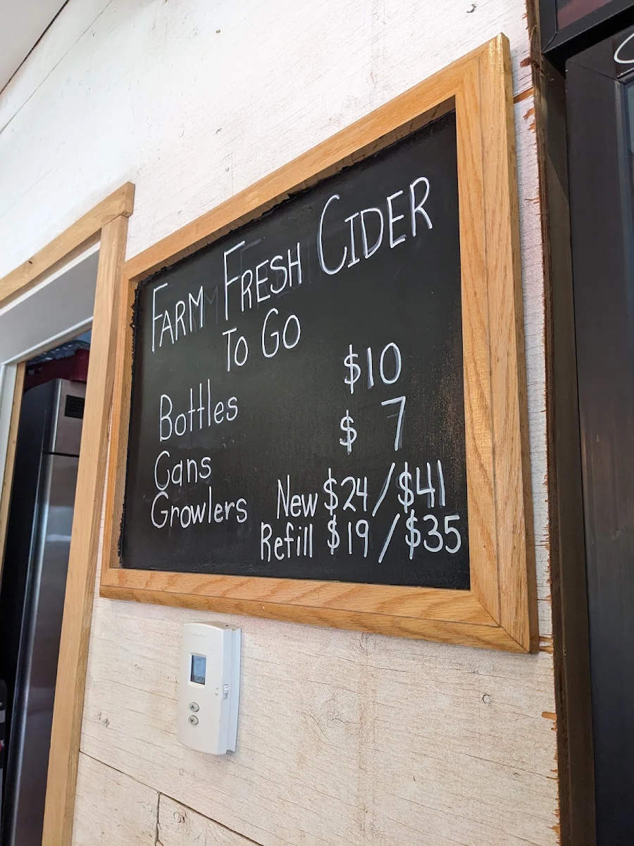 Menu, Fossil Beach Farm