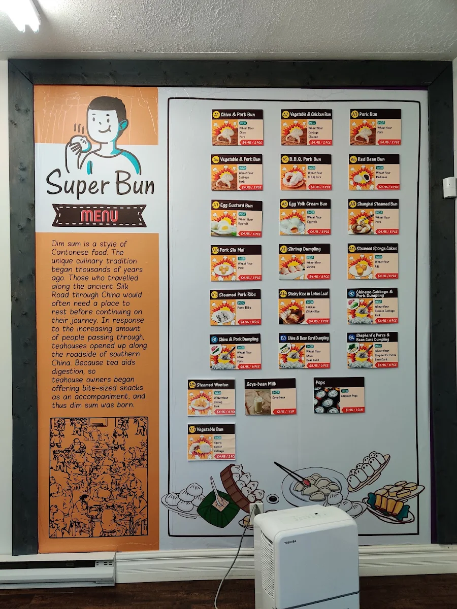 Menu, Super Bun