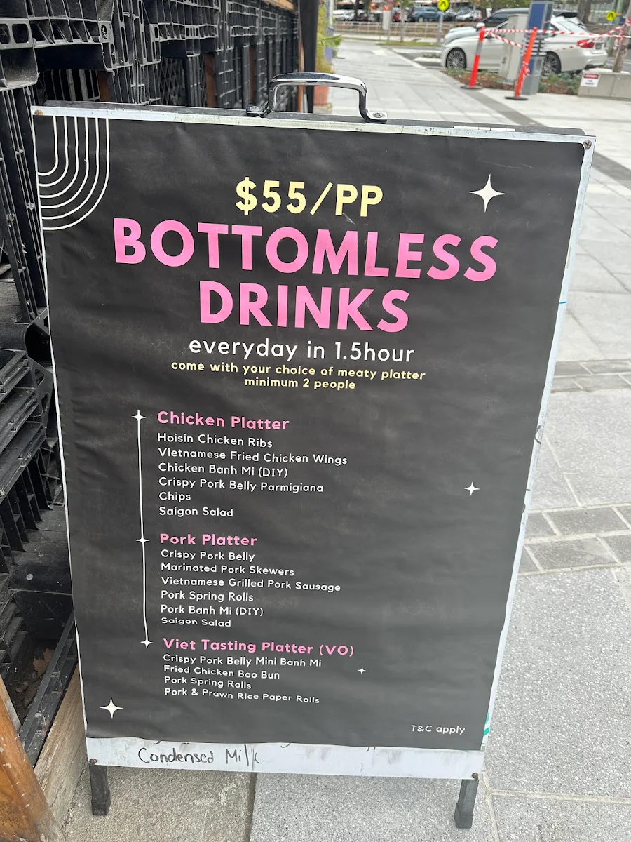Menu, Victoria Elixir Coffee Roasters