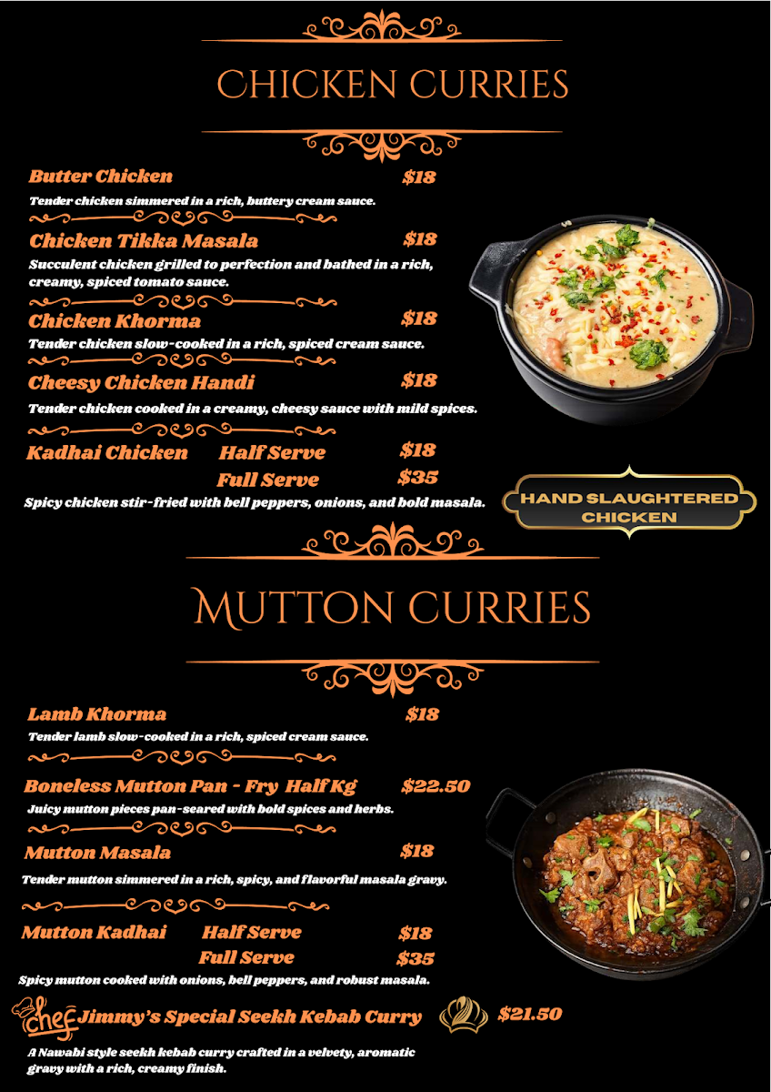 Menu, 4 Seasons Kitchen Indian Restaurant