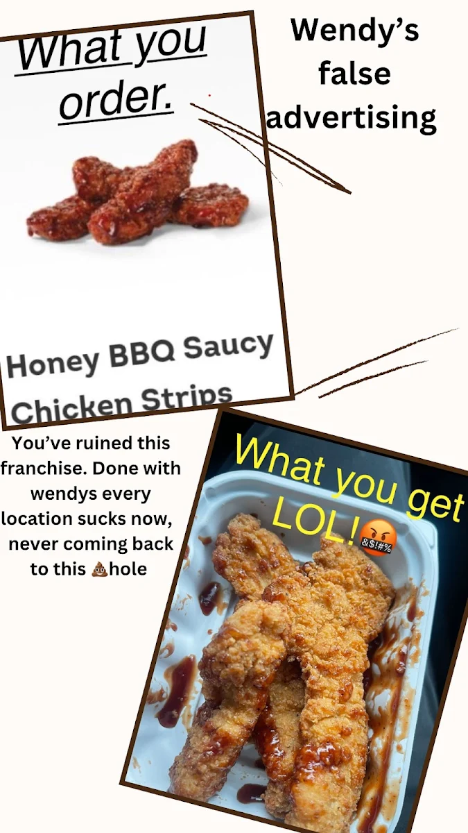 Menu, Wendy's