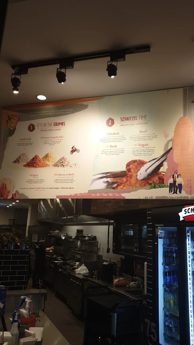 Menu, Schnitz Craigieburn Central