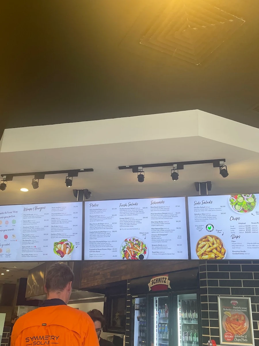 Menu, Schnitz Craigieburn Central