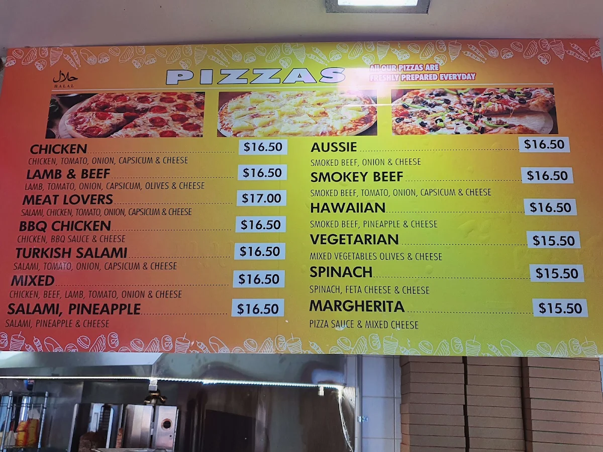 Menu, Kobani Kebab