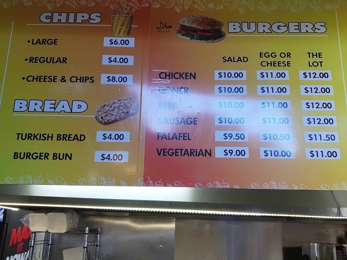Menu, Kobani Kebab