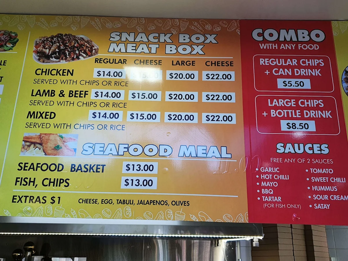 Menu, Kobani Kebab