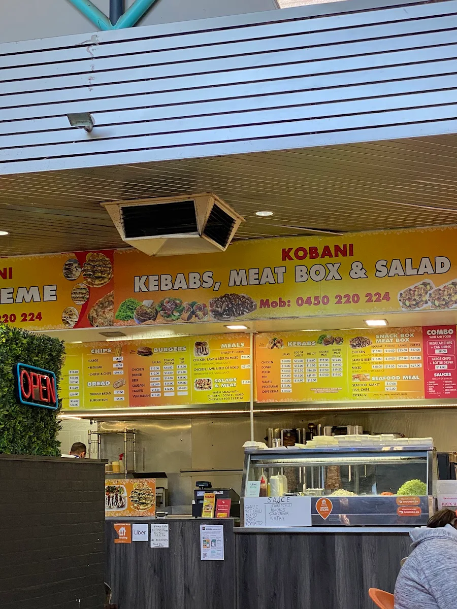 Menu, Kobani Kebab
