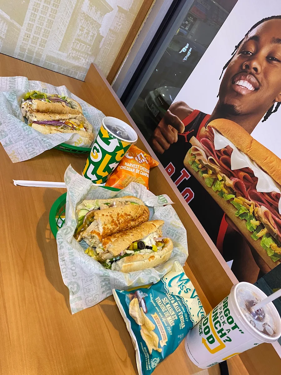 Menu, Subway