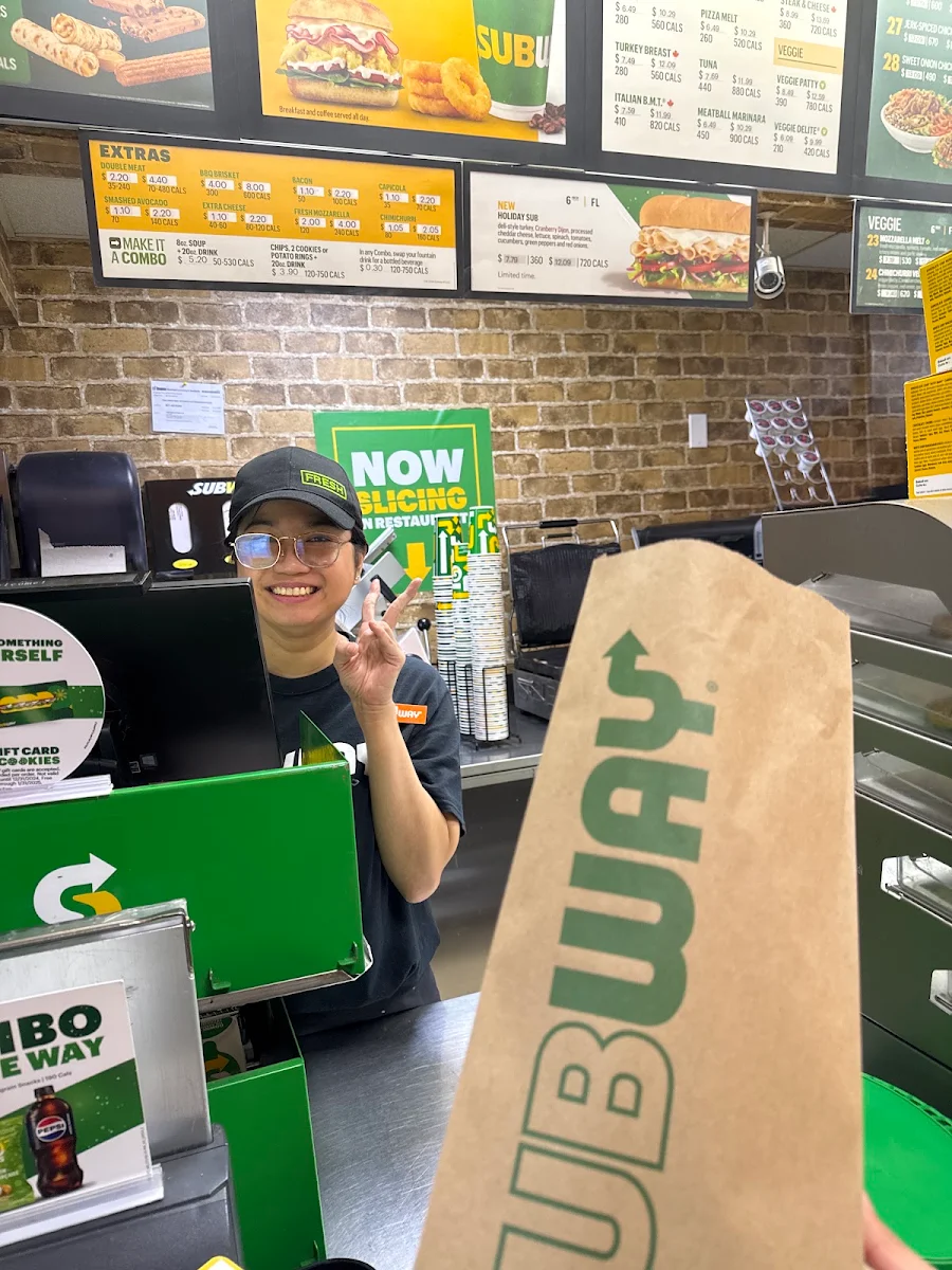 Menu, Subway