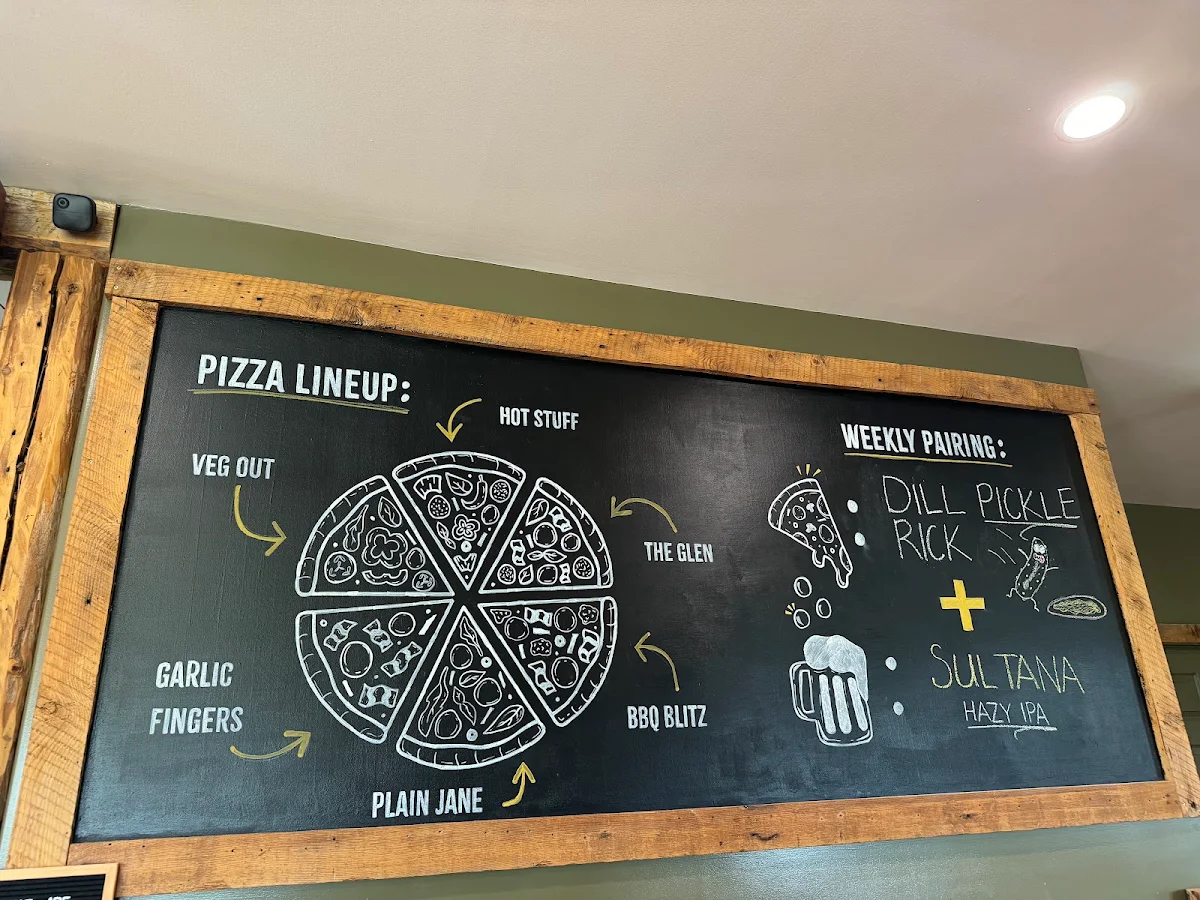 Menu, Stoked Pizza