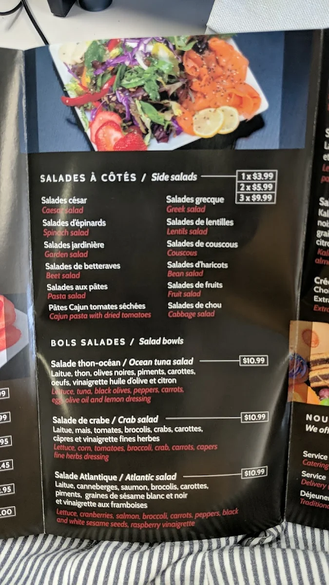 Menu, Rouge Santé