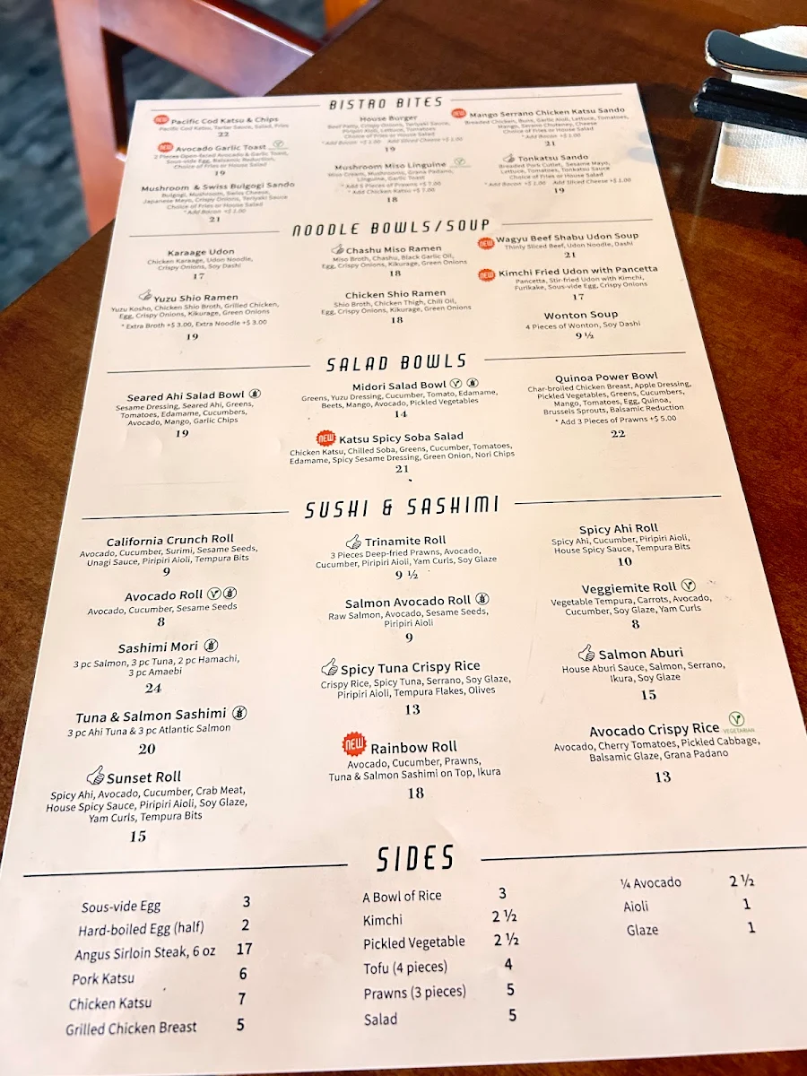 Menu photo 1