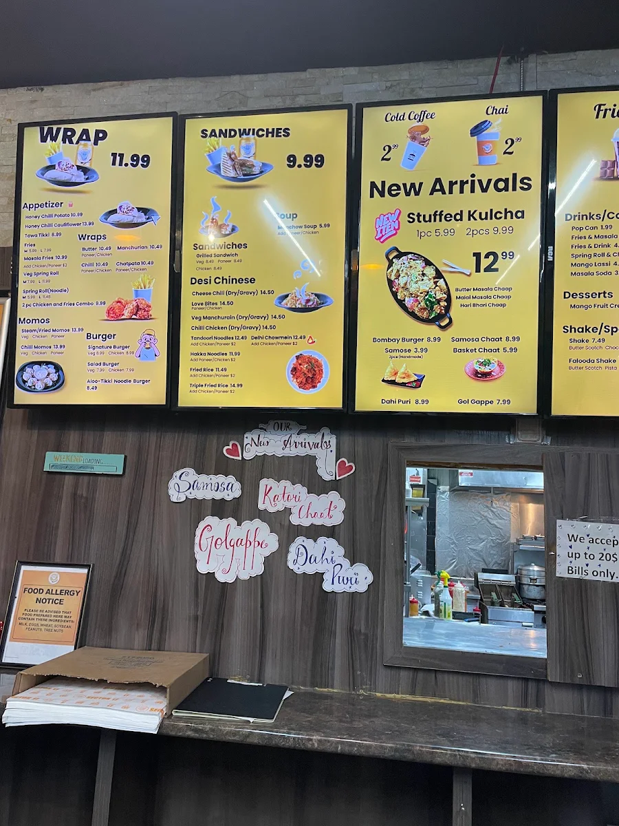 Menu, Sector 17