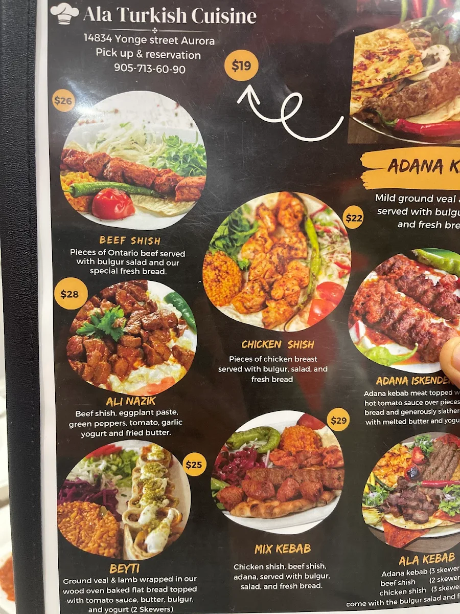 Menu, Suficup Turkish Breakfast