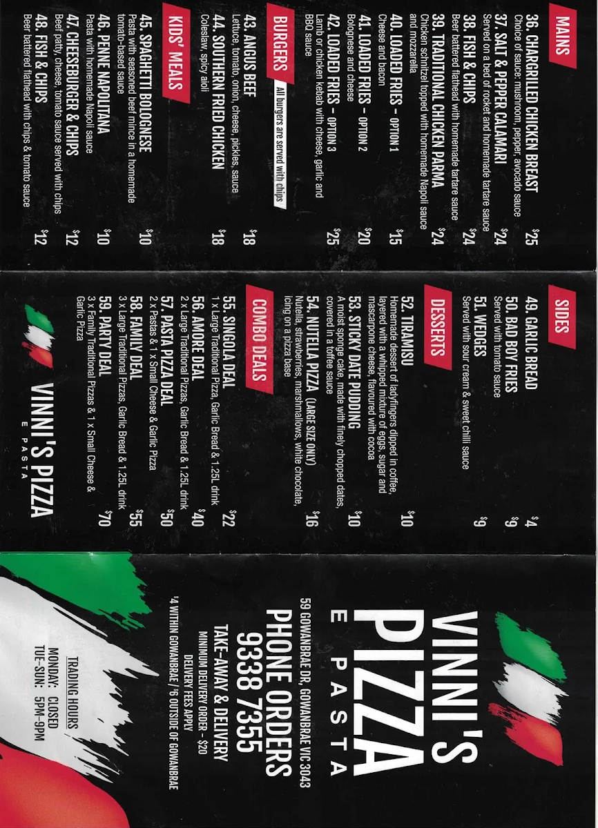 Menu photo 1