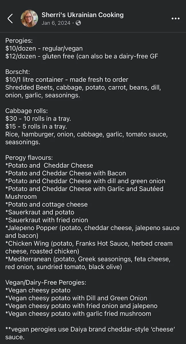 Menu photo 1