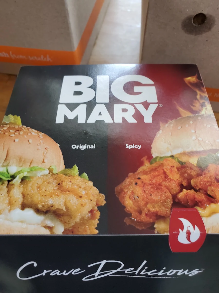 Menu, Mary Brown's Chicken