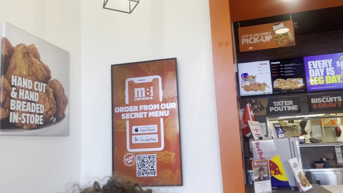 Menu, Mary Brown's Chicken