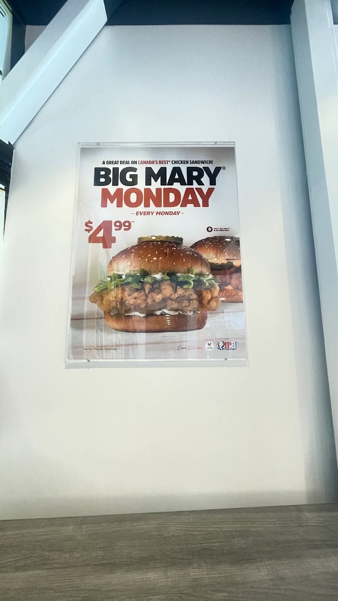 Menu, Mary Brown's Chicken
