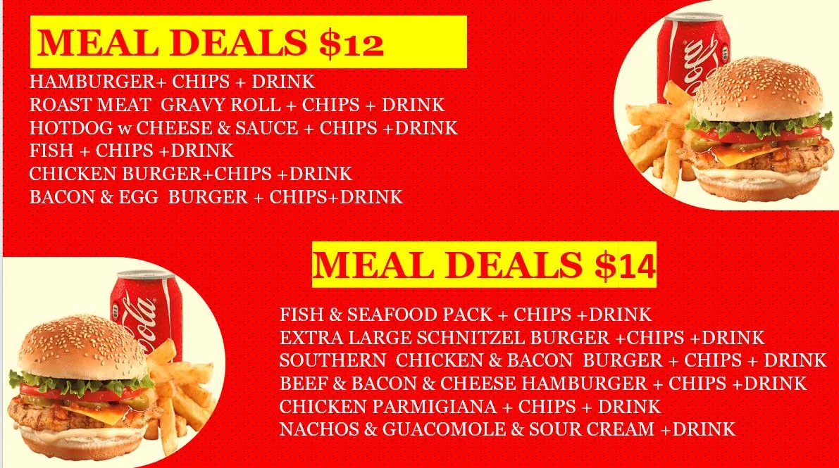 Menu, Kawana Way Coffee & Takeaway