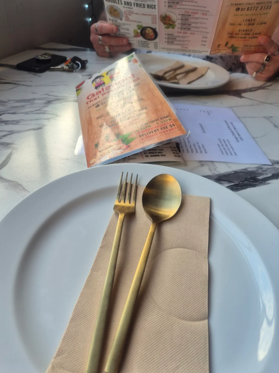 Menu, Galangal Thai Mudgee