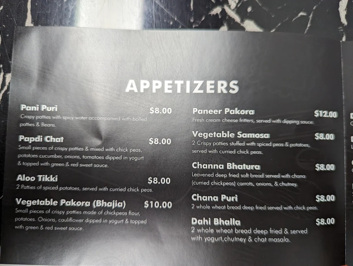 Menu, Anmol Sweets Restaurant