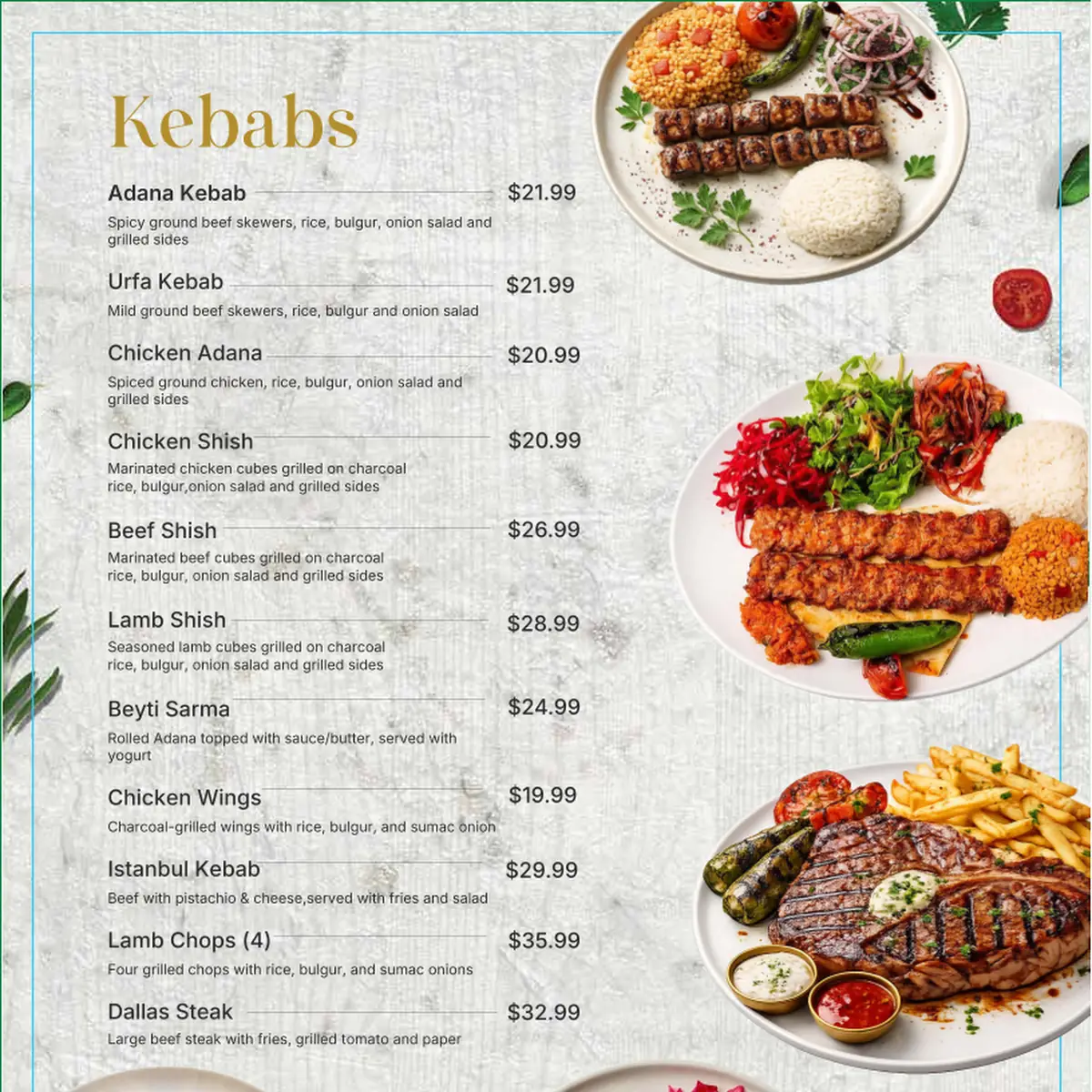 Menu photo 1