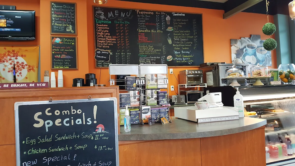 Menu, Java Express - White Rock