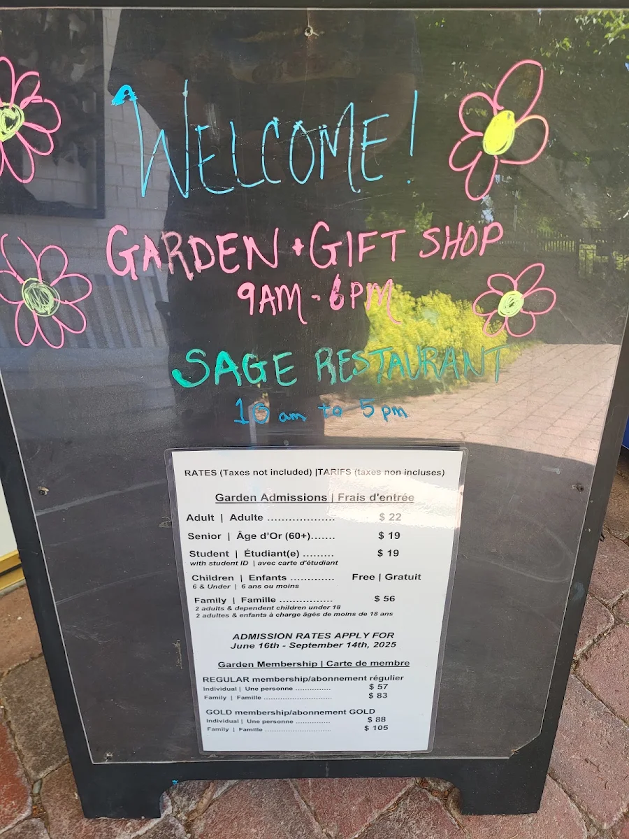 Menu, Sage In The Garden