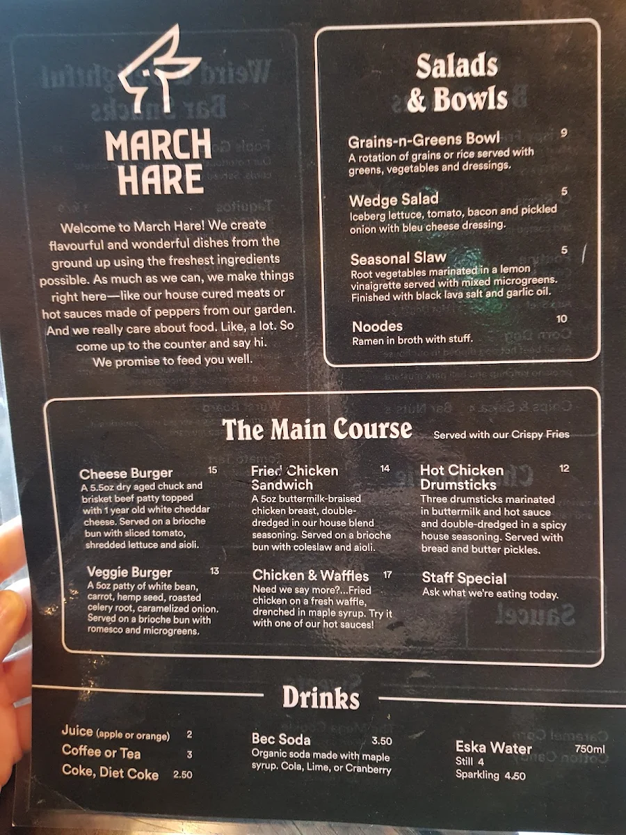 Menu, Davis Craft Kitchen and Bar (a Refined Fool Restaurant)