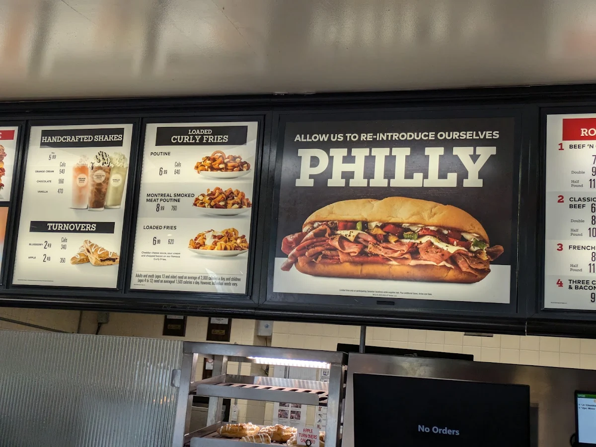 Menu, Arby's