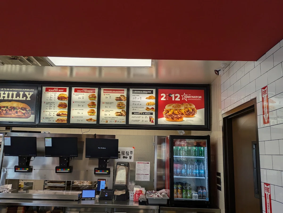 Menu, Arby's