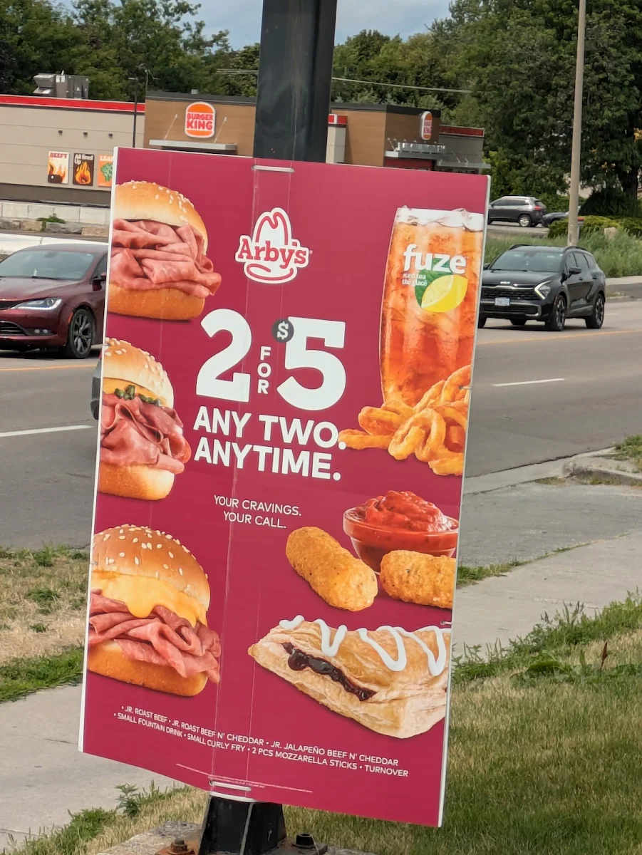 Menu, Arby's