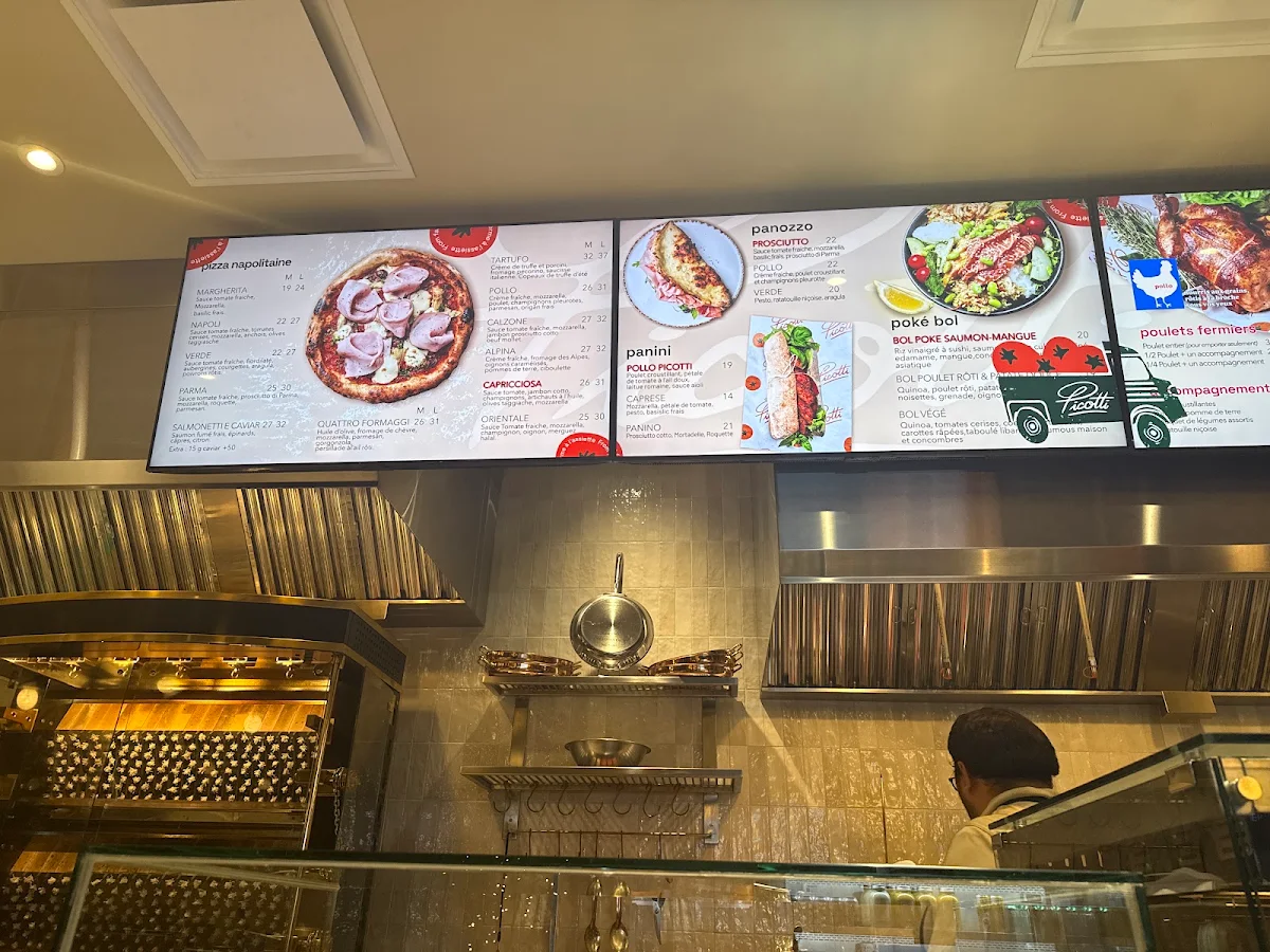 Menu, Picotti