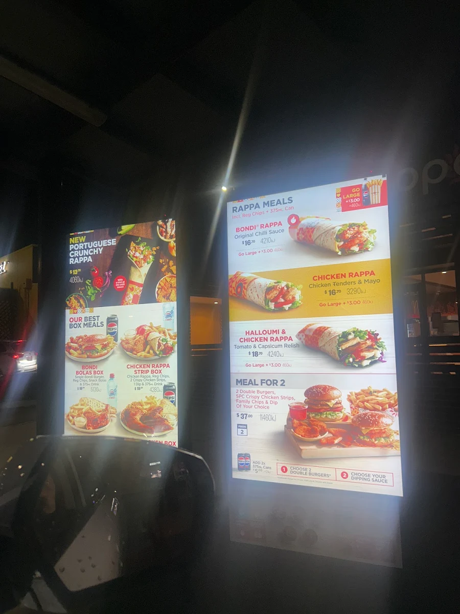 Menu, Oporto Tarneit Drive Thru