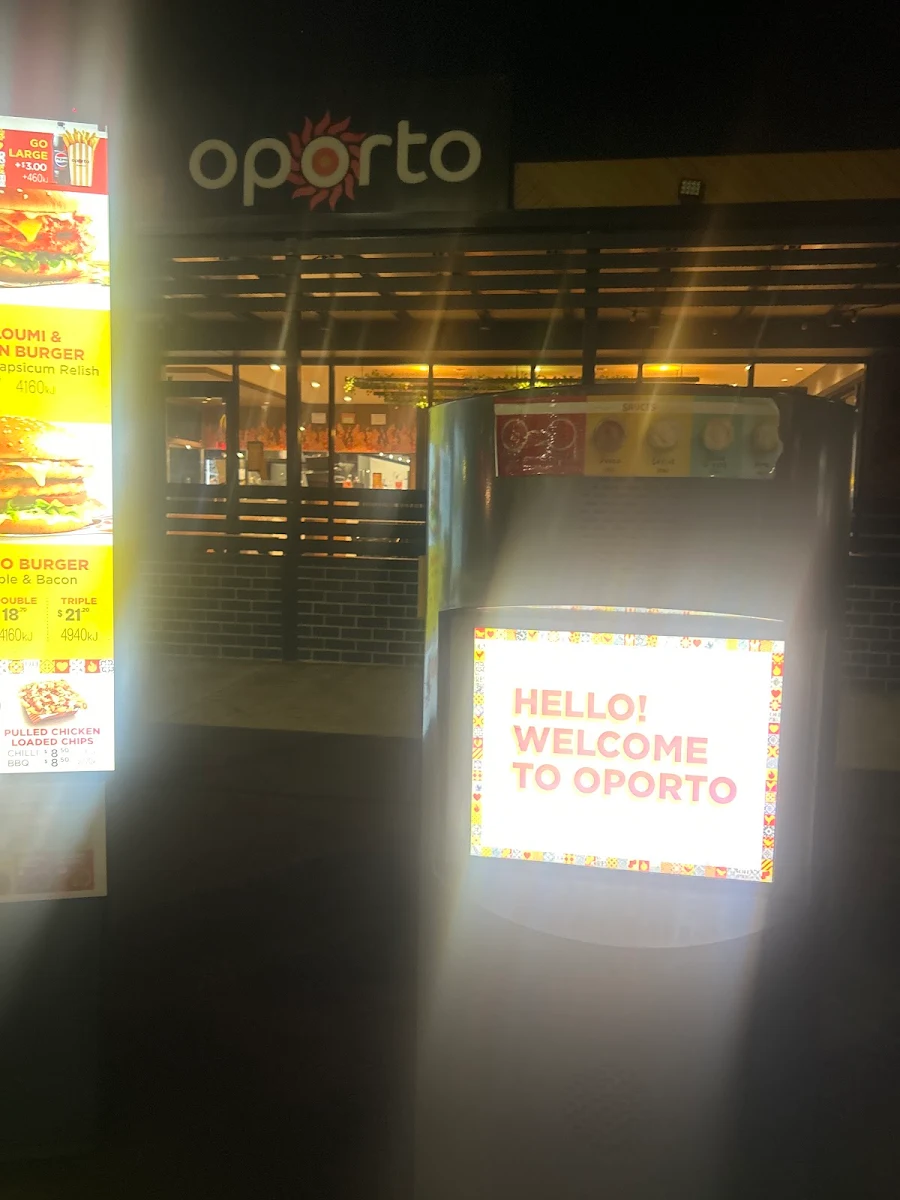 Menu, Oporto Tarneit Drive Thru