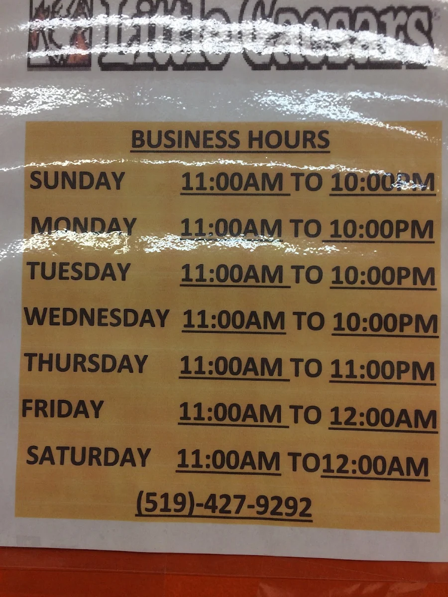 Menu, Little Caesars Pizza