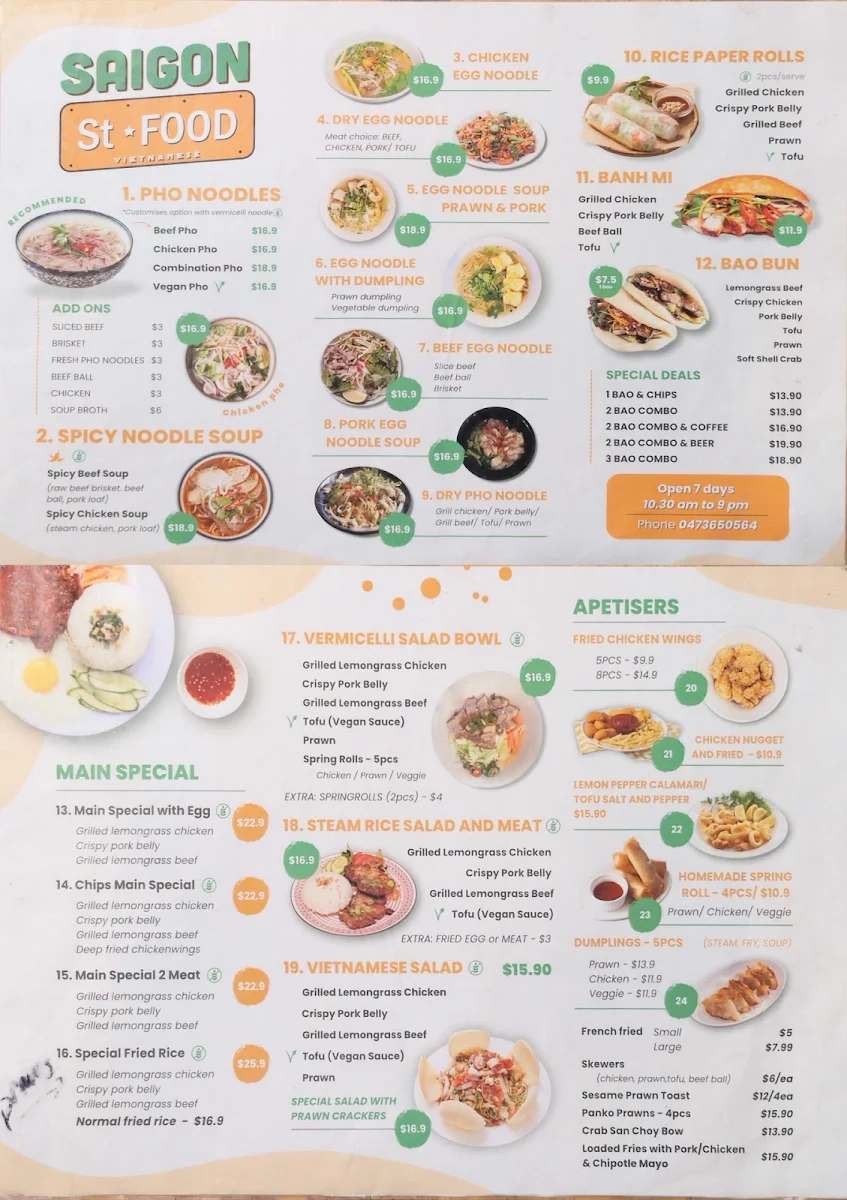 Saigon St Food cover