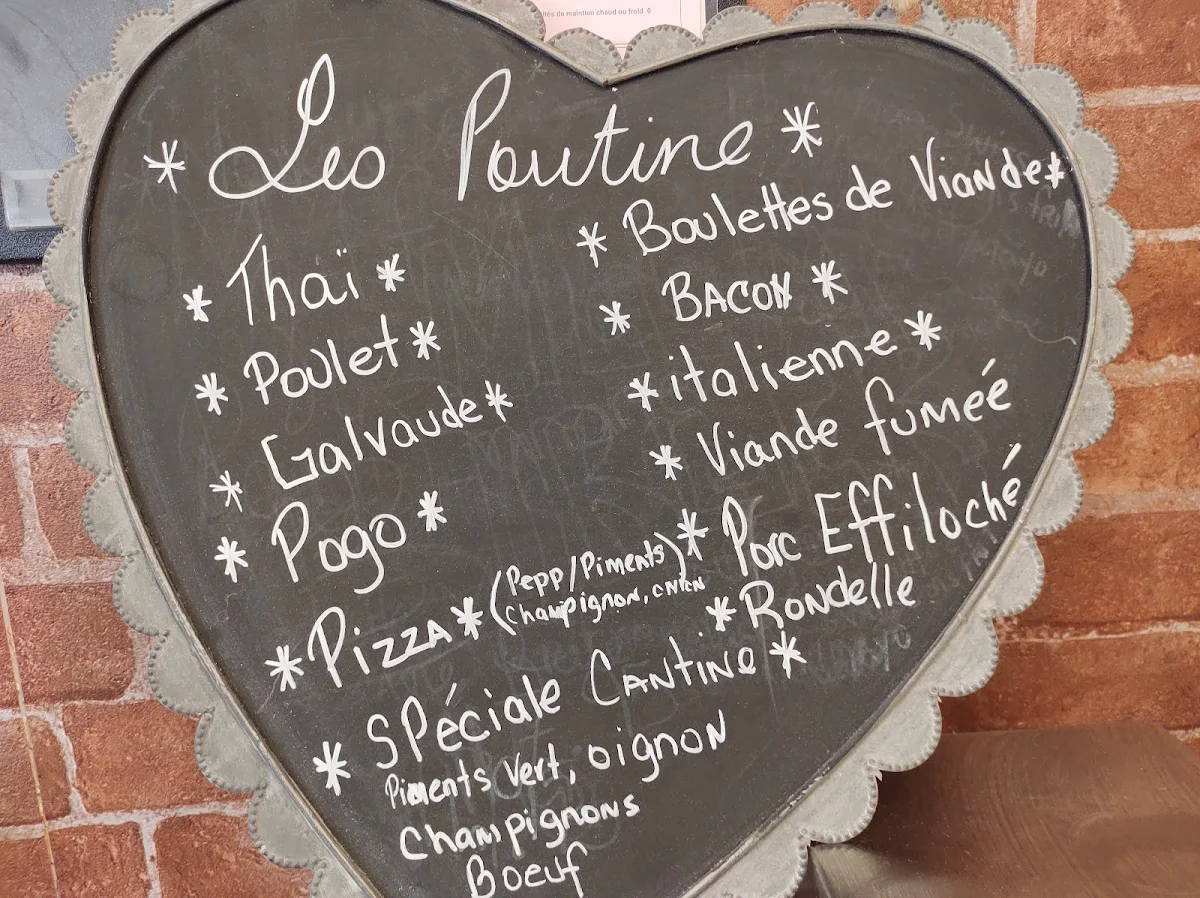 Menu, Resto Route 139