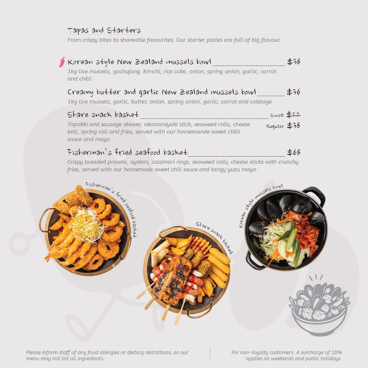 Menu, Behind Merry