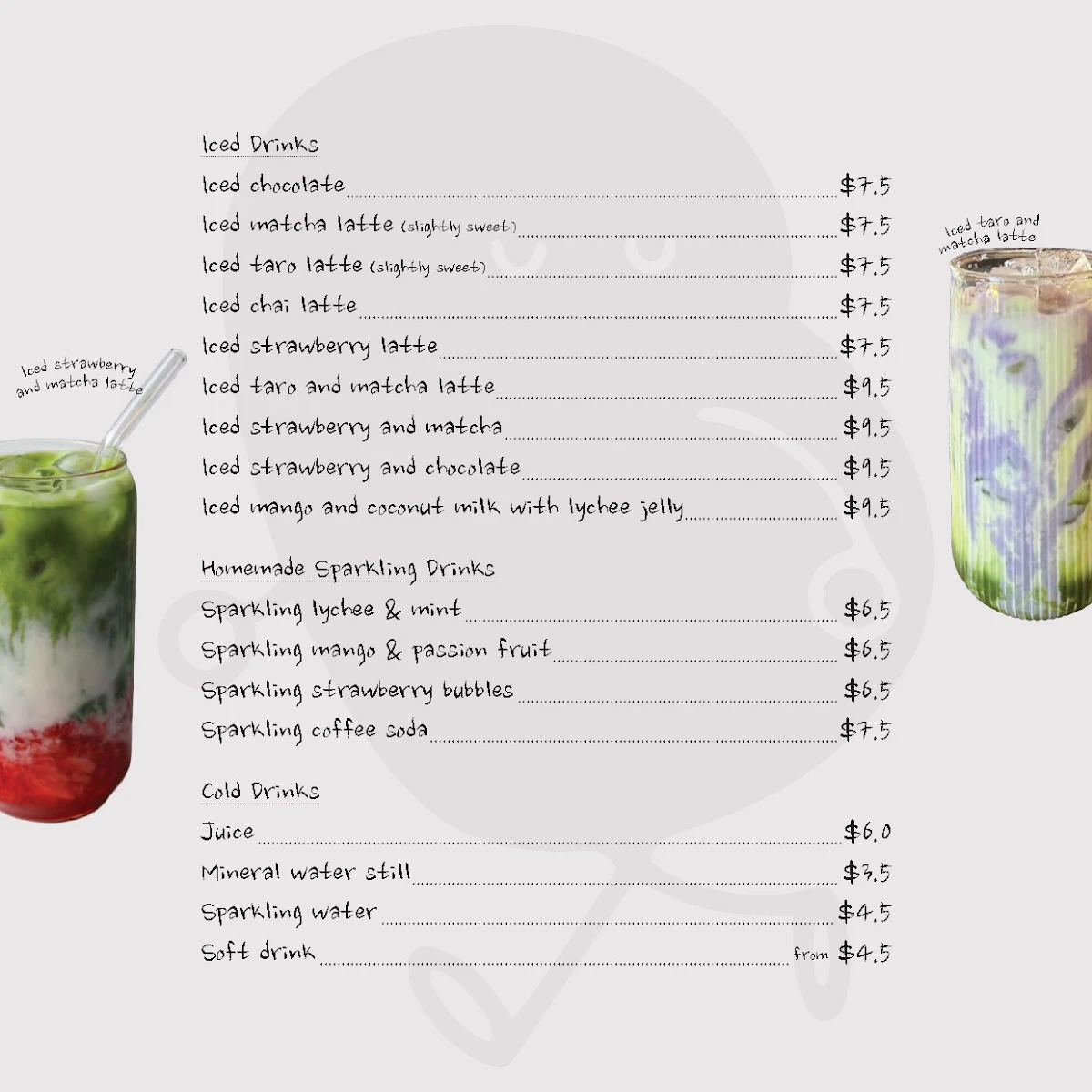 Menu, Behind Merry