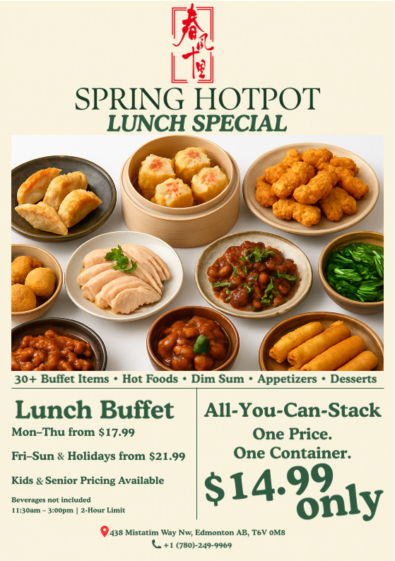 Menu, Spring Hot Pot