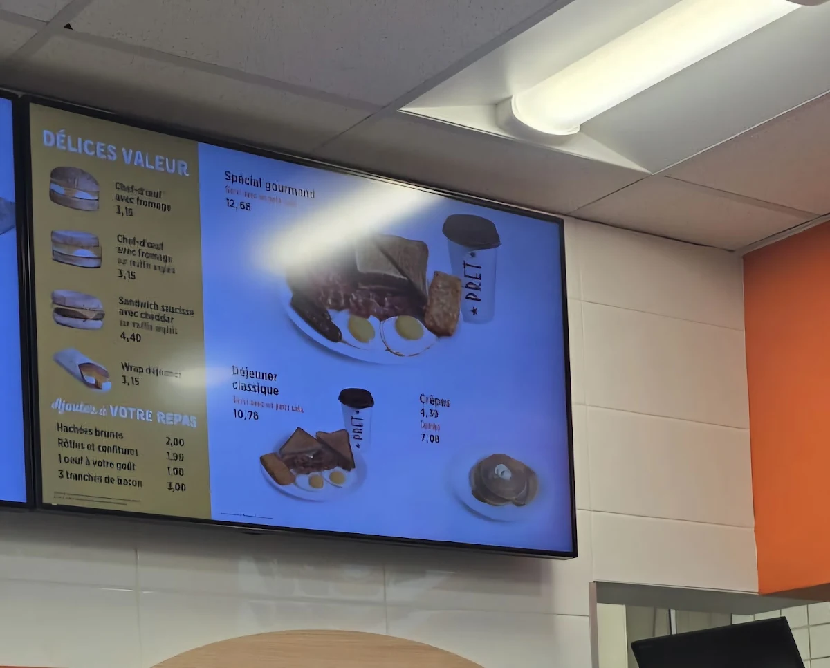 Menu, A&W Canada